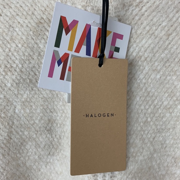 Halogen Textured light Heather Tunic in Oatmeal Size M - Picture 4 of 5